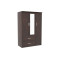 Wardrobe Olympus 120x57x183 walnut DIOMMI 123-000180