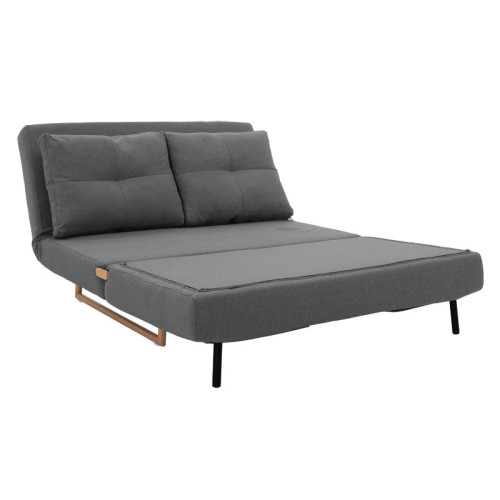 2-seater sofa Edda 118x98x86 grey DIOMMI 024-000033