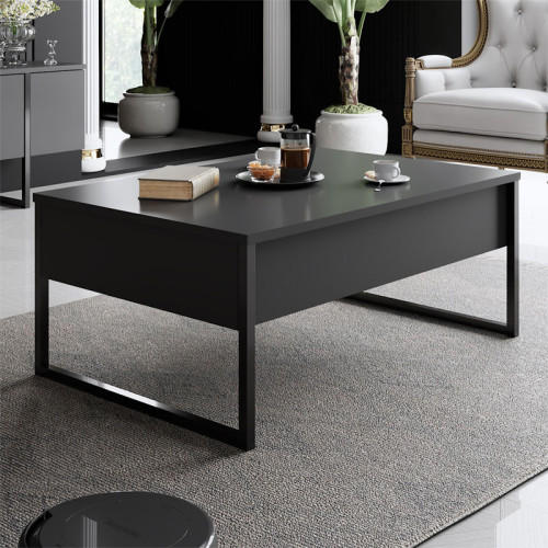 Coffee table PWF-0626 90x60x40 coal/black DIOMMI 071-001497