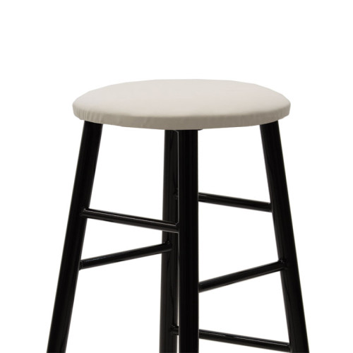 Bar stool PWF-0655 35x78 ecru/black gloss DIOMMI 243-000018