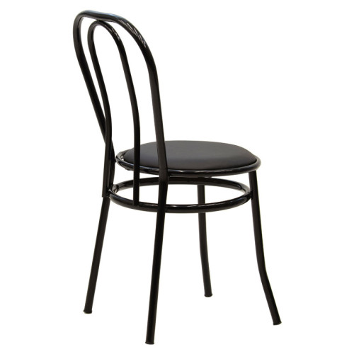 Chair Vienna 40x47x85 black/black metal DIOMMI 243-000004