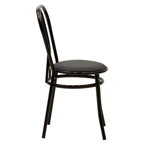 Chair Vienna 40x47x85 black/black metal DIOMMI 243-000004