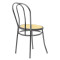 Chair Vienna 40x47x85 beige/forged gray metal DIOMMI 243-000025