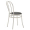 Chair Vienna 40x47x85 dirty white/black metal DIOMMI 243-000040