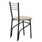 Chair PWF-0642 40х43х80 ecru/black DIOMMI 243-000042