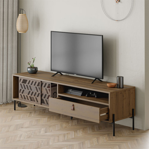 TV cabinet Melati 170x45x48,5 walnut DIOMMI 119-001127