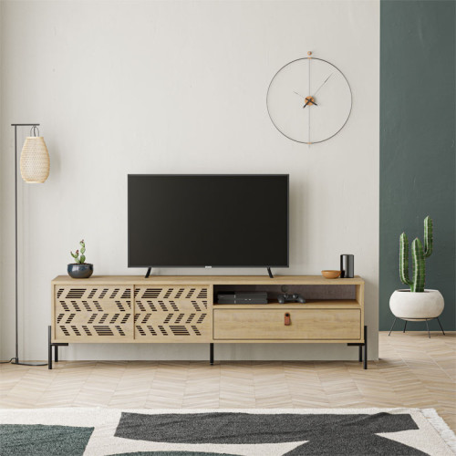 TV cabinet Melati 170x45x48,5 natural DIOMMI 119-001126