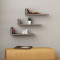 Wall shelf L-Model 50x20x14 mocha DIOMMI 119-001137