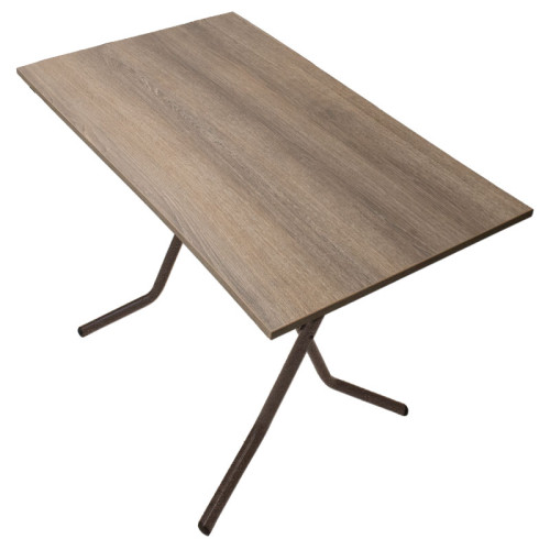 Folding table Liam 100x60x75 brown DIOMMI 243-000051