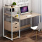 Desk Mood 107x40x110 white/natural DIOMMI 072-000069