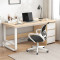 Desk Salto 120x48x74 white/natural DIOMMI 072-000068