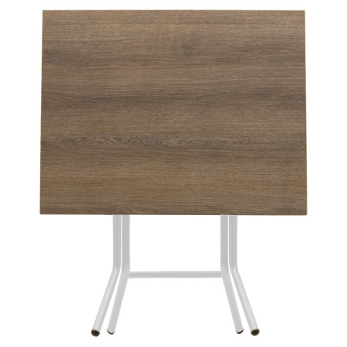 Table Liam pakoworld folding ash-leg brown forged 70x50x75cm