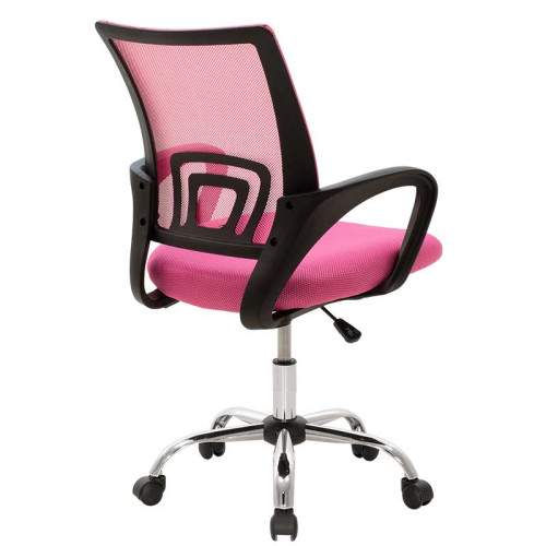 Office chair Berto 56x47x95 pink DIOMMI 221-000004