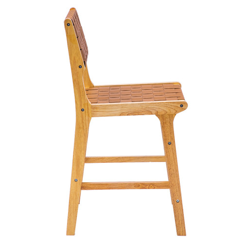 Bar stool Ridley wood-pu natural