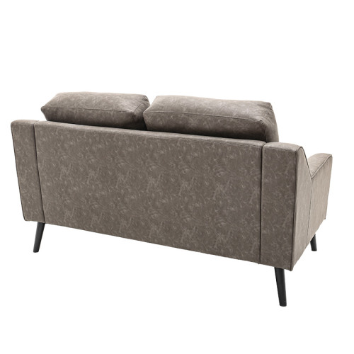 2 seater sofa Lonnie pakoworld PU grey antique 160.5x94x92cm