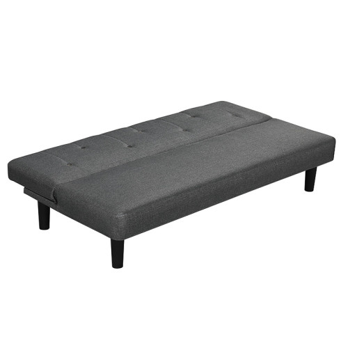2 seater sofa-bed Breathe pakoworld fabric anthracite 167x77x73 cm