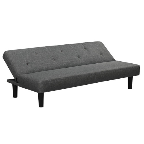 2 seater sofa-bed Breathe pakoworld fabric anthracite 167x77x73 cm