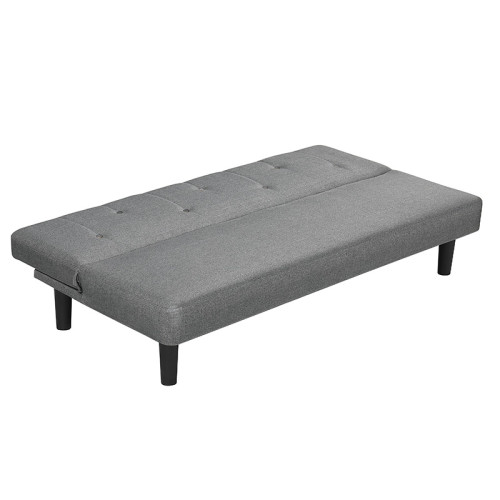 2 seater sofa-bed Breathe pakoworld fabric grey 167x77x73 cm