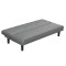 2 seater sofa-bed Breathe pakoworld fabric grey 167x77x73 cm