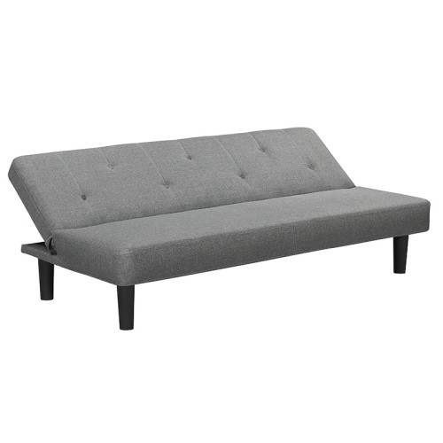 2 seater sofa-bed Breathe pakoworld fabric grey 167x77x73 cm