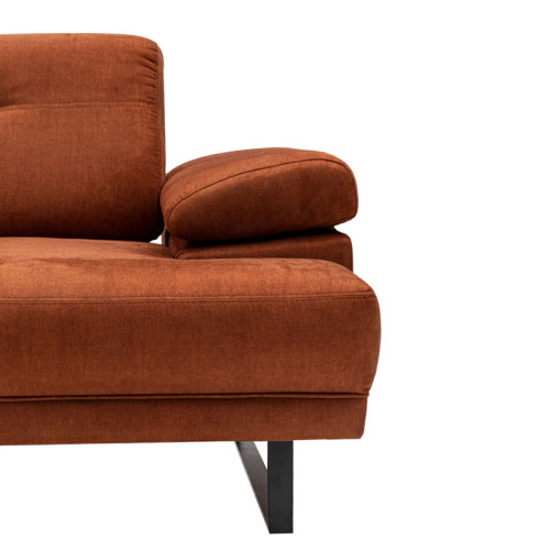 2 seater sofa PWF-0586 pakoworld fabric tile 199x99x83cm