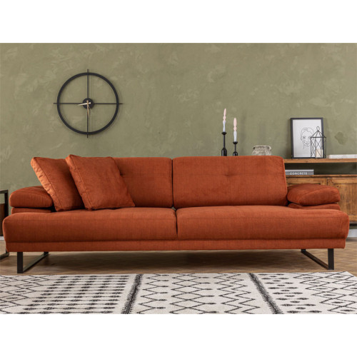 3 seater sofa PWF-0586 pakoworld fabric tile 239x99x83cm