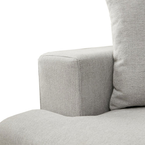 3-seater sofa PWF-0620 grey fabric 227x94x76cm