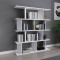 Bookcase Ratu pakoworld white 120x24.6x141cm