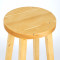 Wooden bar stool Vistran natural D28x70cm