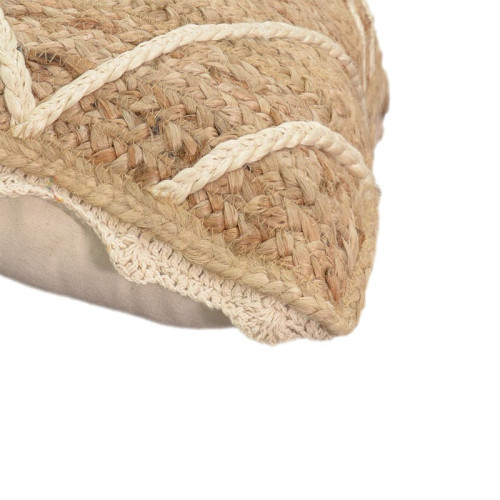 Pillow Teddiens natural 100% jute 45x45x2.5cm