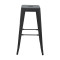 Bar stool Utopia metal black 42x42x76cm