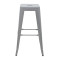 Bar stool Utopia metal grey 42x42x76cm