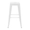 Bar stool Utopia metal white 42x42x76cm