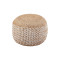 Bocca jute stool in natural shade D40x45cm