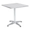 Table Lazo pakoworld chrome aluminium 60x60x70cm