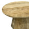 Aliki coffee table natural solid mango wood D90x40cm