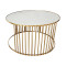 Coffee tables Boron gold set 2pcs metal