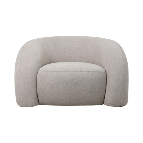 Armchair Lexy cream fabric 99x88x62cm