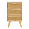 Bedside table Amadeus pakoworld wood in a natural shade 40x35x66cm