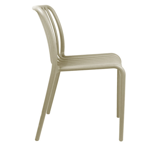 Bar stool Laudre pp in cappuccino shade 56x36x87cm