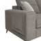 Left corner sofa Montana grey fabric-light grey cushions 275x215x93cm