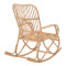 Rocking chair Cormeny natural color rattan pe 108x71x103cm