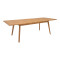 Pino table expanding teak wood in natural shade 180/240x100x75cm