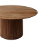 Canicule coffee table solid acacia wood in natural shade D150x75cm