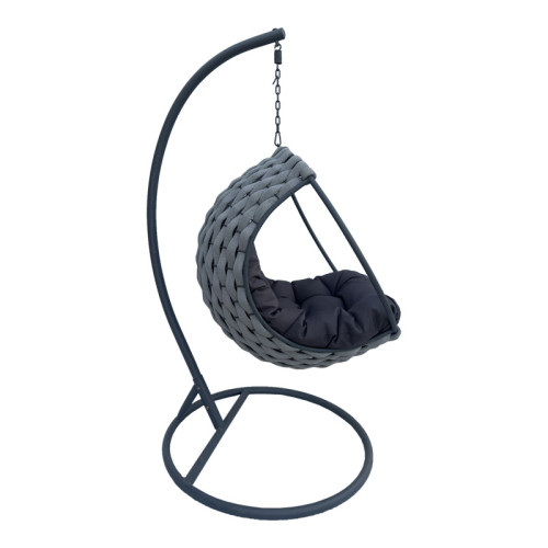 Swing Makito nest metal base - pvc in grey color 100x105x195cm DIOMMI 368-000004