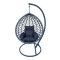 Swing Lyere nest with grey metal base with grey pe rattan 120x108x195cm DIOMMI 368-000002