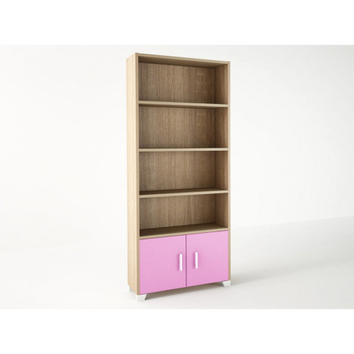 Bookcase with doors 75x30x180 DIOMMI 23-035