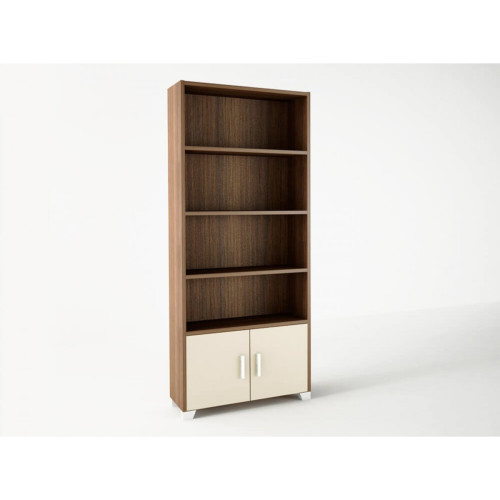 Bookcase with doors 75x30x180 DIOMMI 23-036