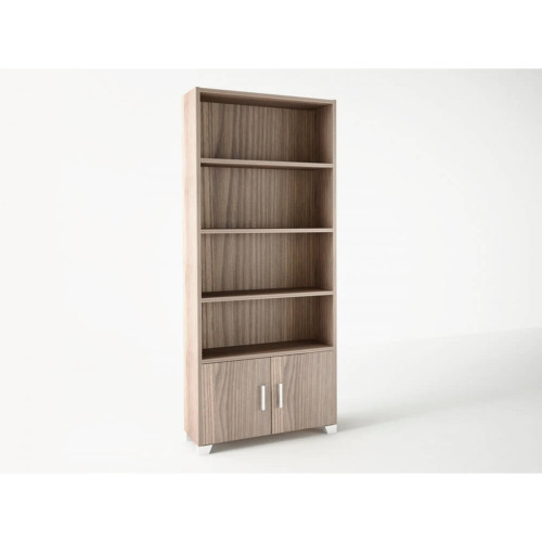 Bookcase with doors 75x30x180 DIOMMI 23-037