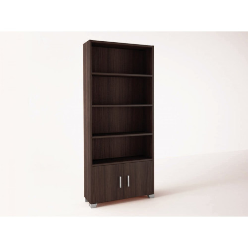 Bookcase with doors 75x30x180 DIOMMI 23-039